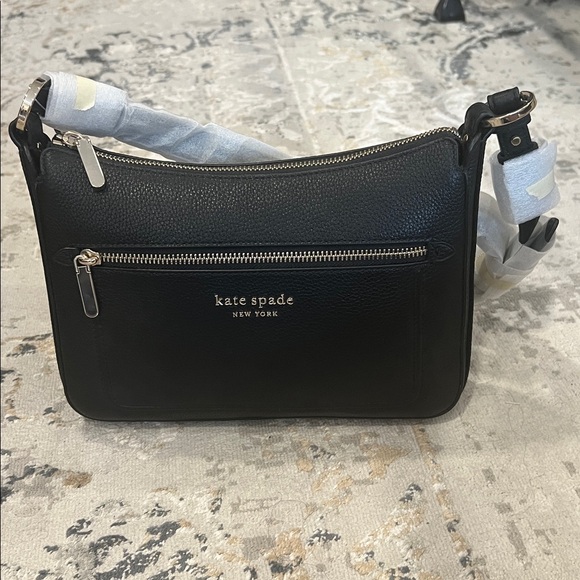 Kate Spade Black Leather Shoulder Bag (Hudson model) - Picture 1 of 5